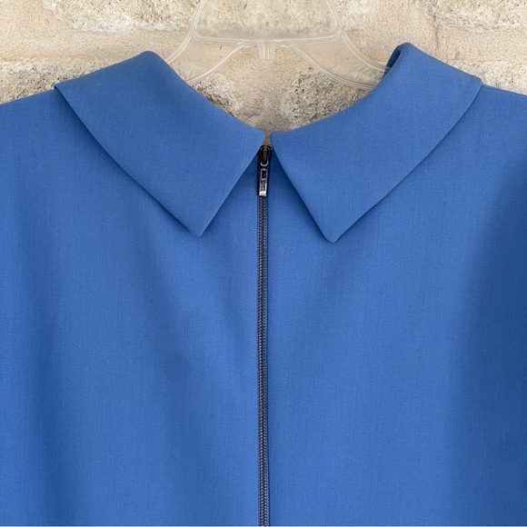 Tahari 16 retro dress blue Jackie O style plus size - Picture 4 of 9